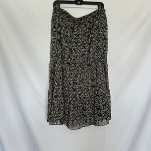 Ophelia Roe Printed Maxi Skirt‎ - Size XL